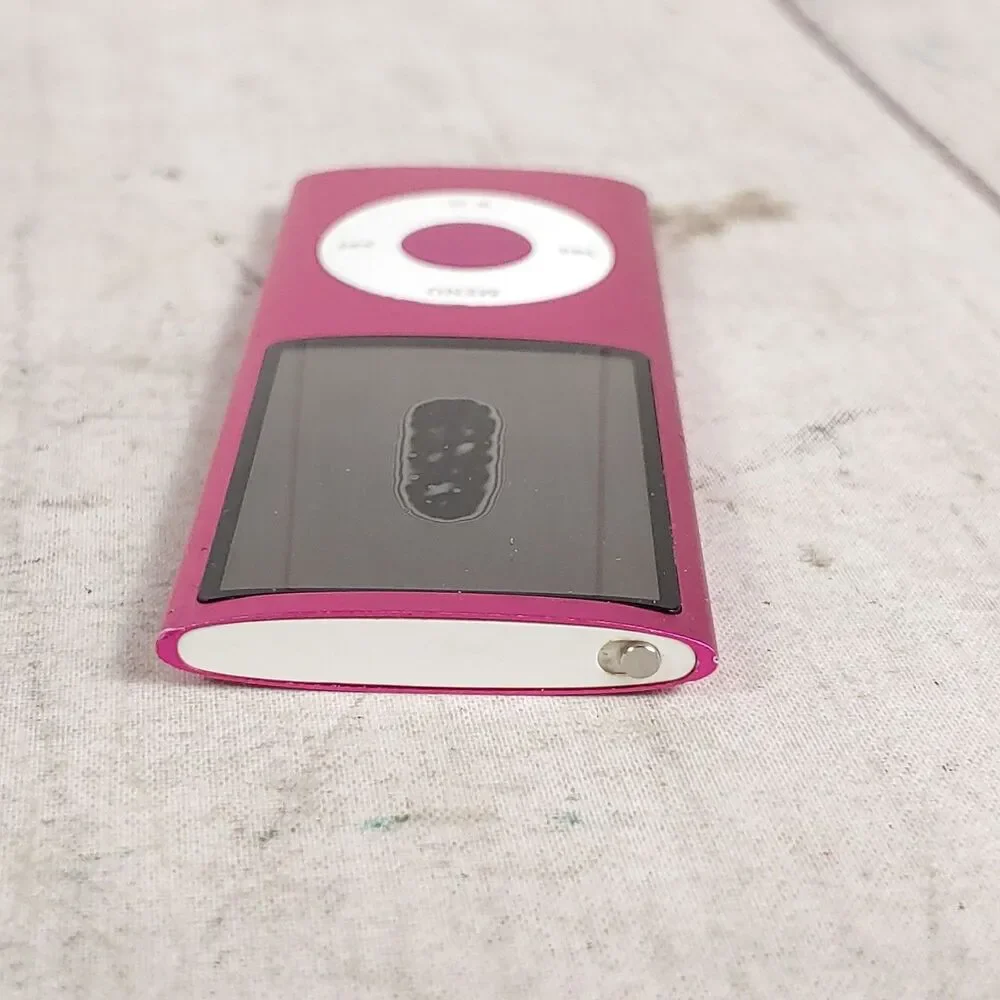 NEEDS BATTERY - Apple A1285 8GB Product Pink iPod Nano 4th Generation - PARTS